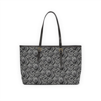 Chic PU Leather Shoulder Bag with Elegant Pattern | Stylish Tote for Everyday Use