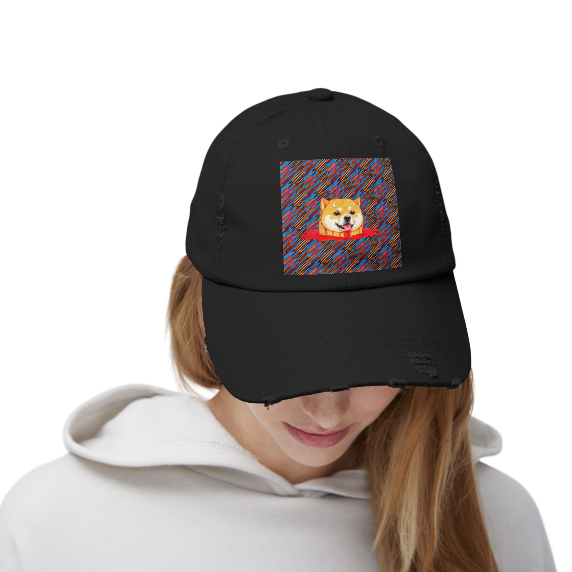 Unisex Distressed Captian doge - MEMEXCORP 