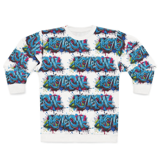 Vibrant Graffiti Unisex Sweatshirt - Urban Streetwear Style