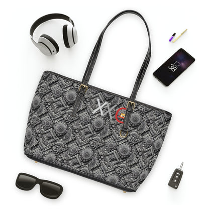 Chic PU Leather Shoulder Bag with Elegant Pattern | Stylish Tote for Everyday Use