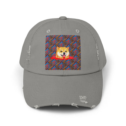 Unisex Distressed Captian doge - MEMEXCORP 