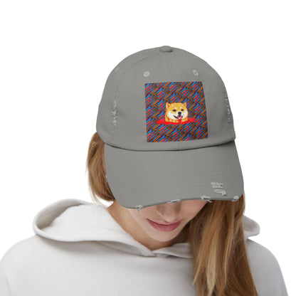 Unisex Distressed Captian doge - MEMEXCORP 