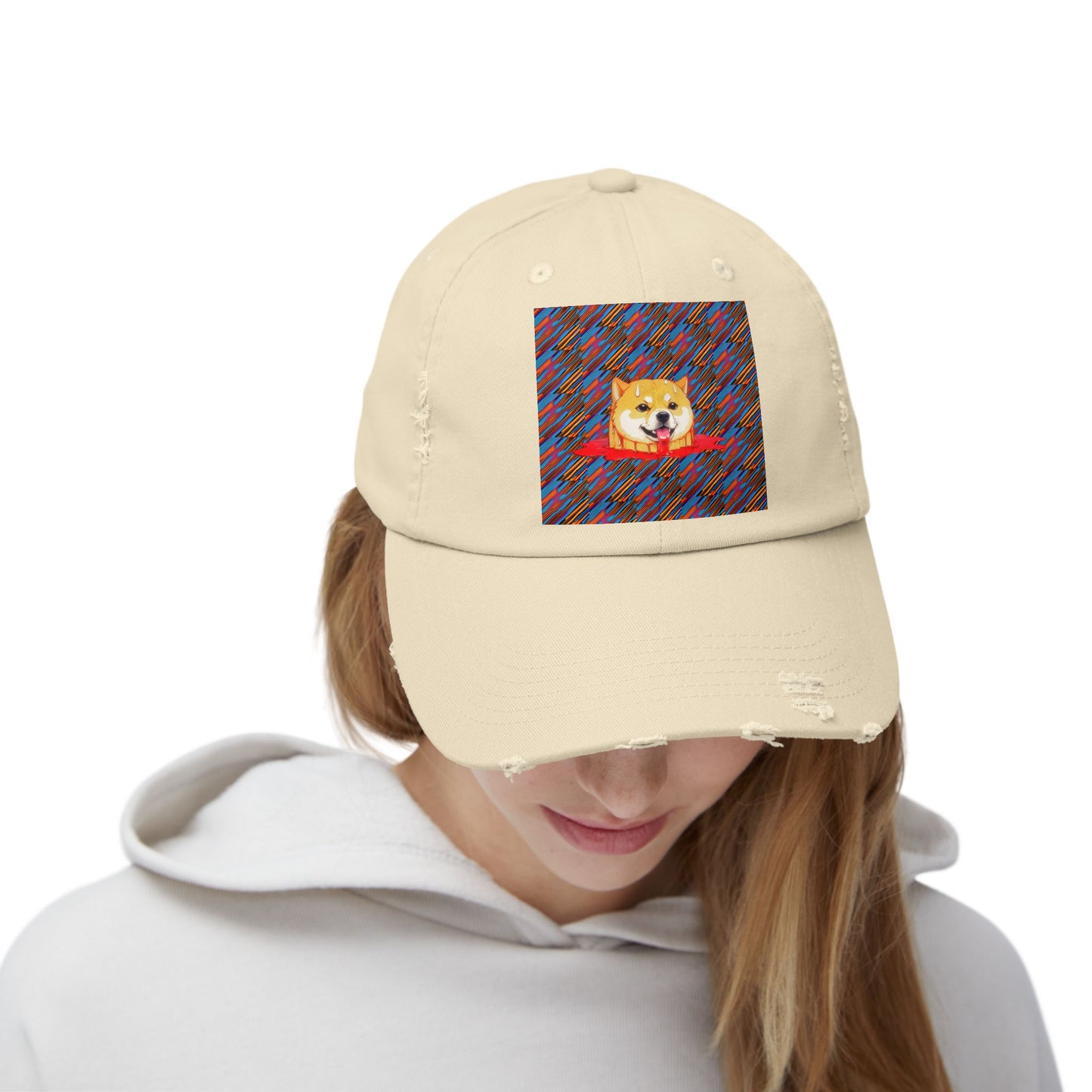 Unisex Distressed Captian doge - MEMEXCORP 