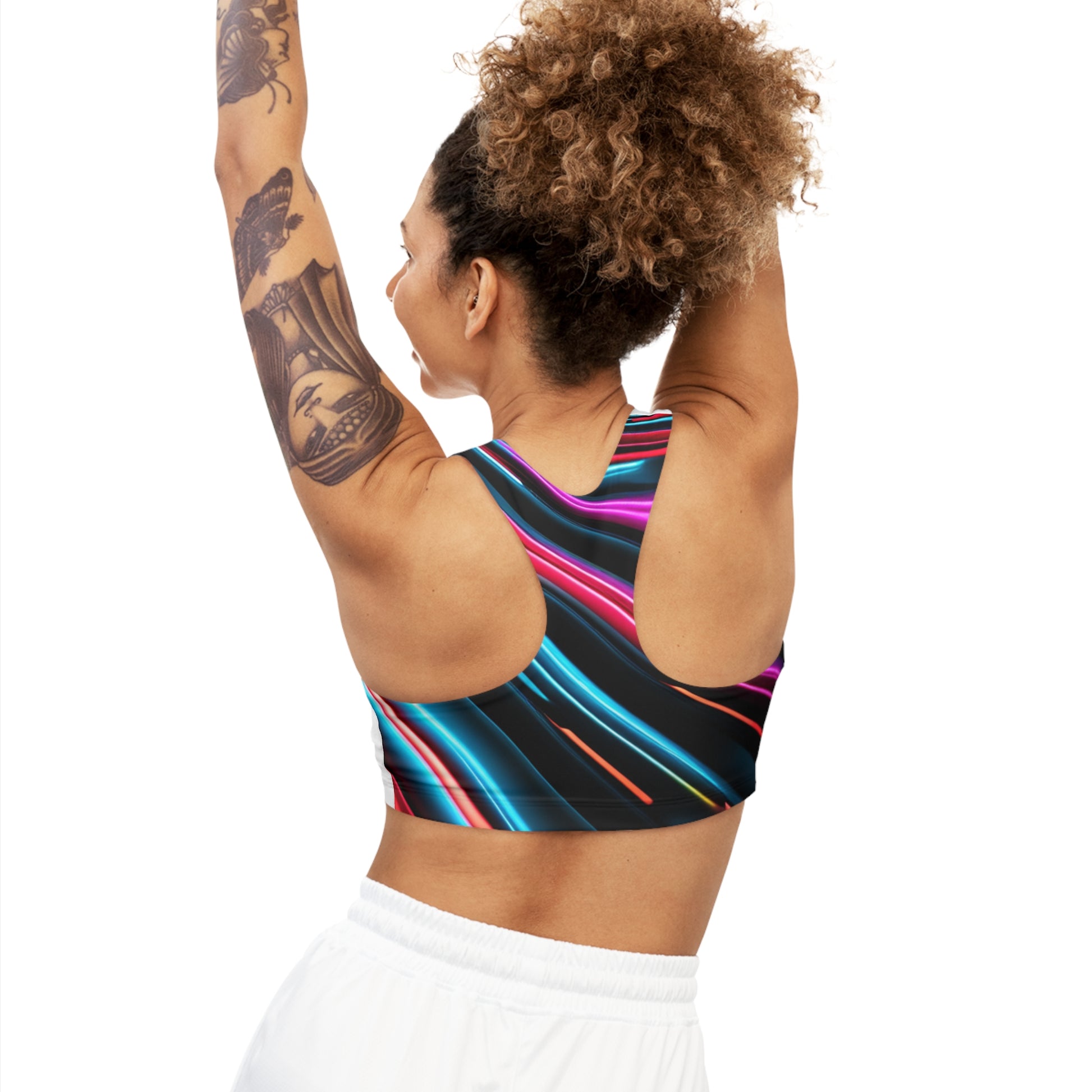 Seamless Sports Bra (AOP) - MEMEXCORP 