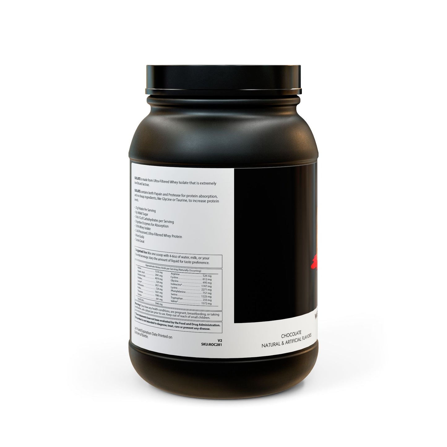 Whey Isolate Protein Supplement (907g, 2lb) - MEMEXCORP 