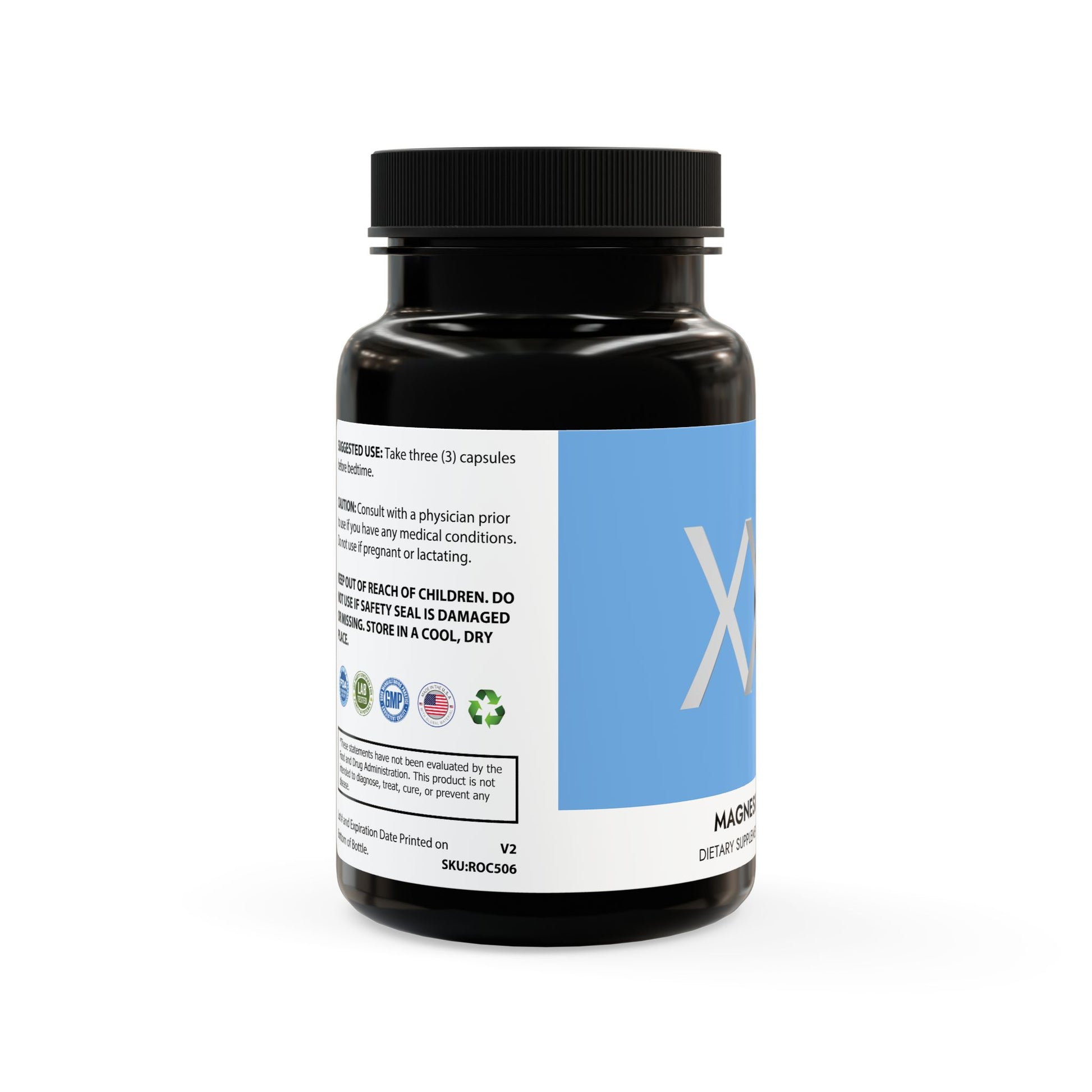 Magnesium Zinc Supplement (90 Capsules) - MEMEXCORP 