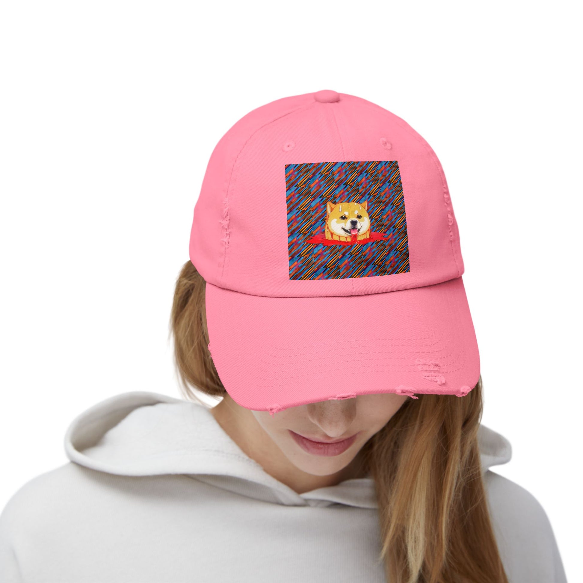 Unisex Distressed Captian doge - MEMEXCORP 