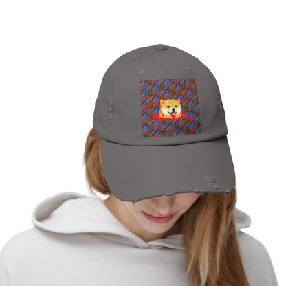 Unisex Distressed Captian doge - MEMEXCORP 