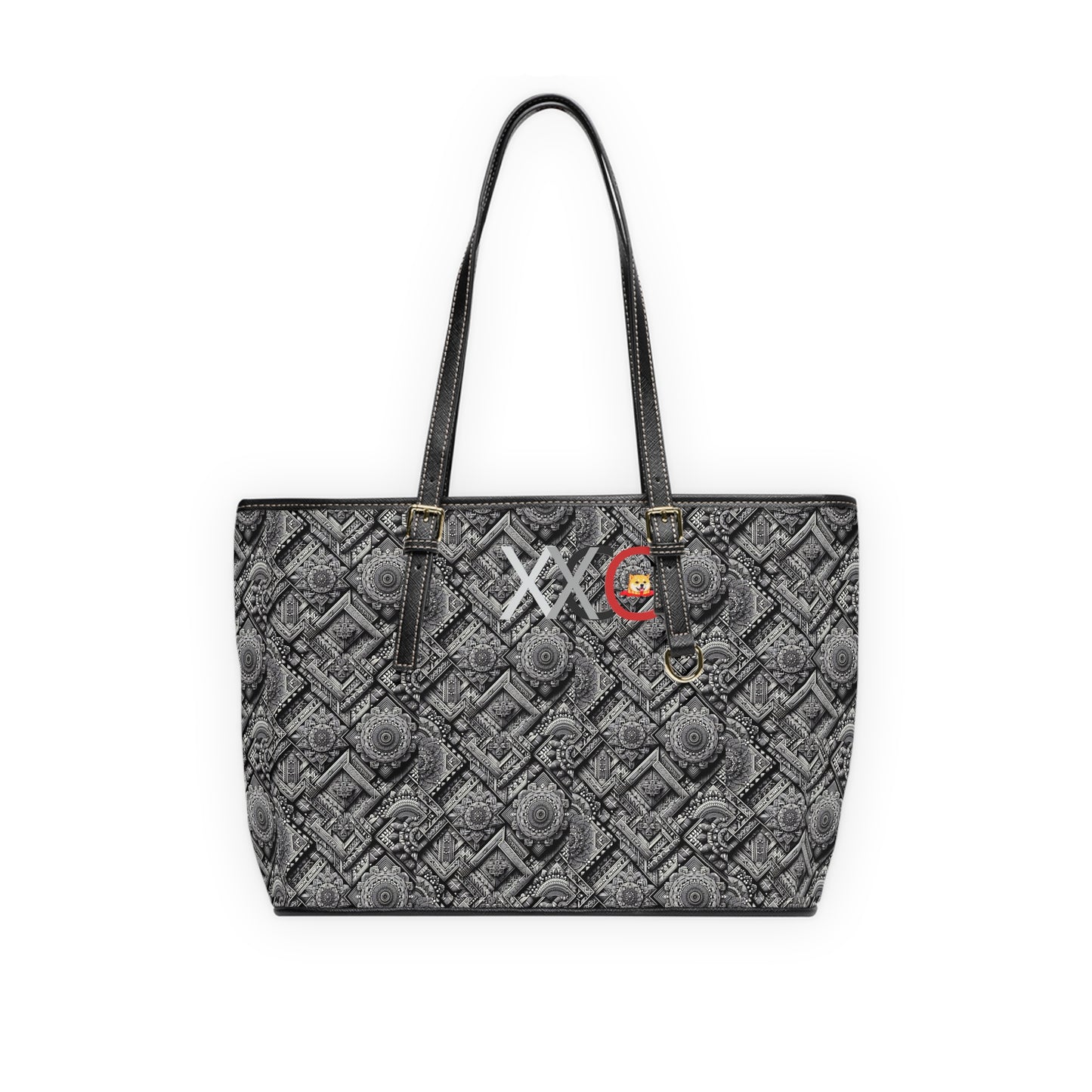 Chic PU Leather Shoulder Bag with Elegant Pattern | Stylish Tote for Everyday Use